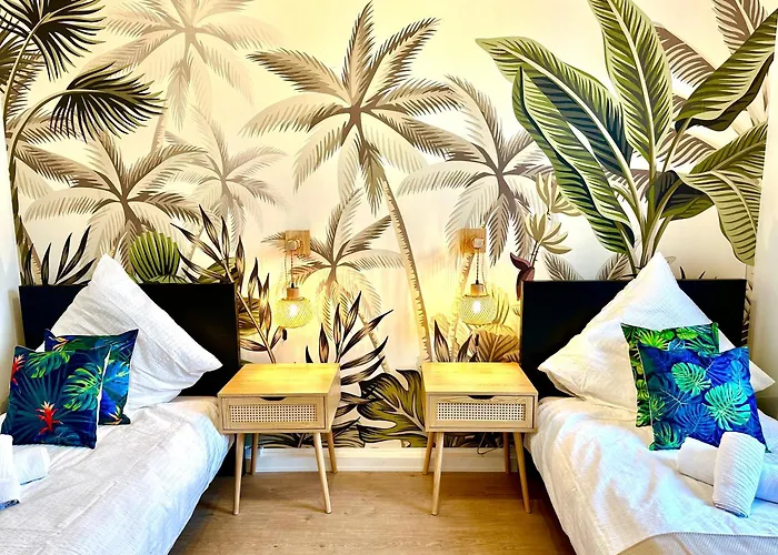 Dschungel Apartment, Netflix, Sonos, Nahe Messe Düsseldorf, Helios Klinik, Innenstadt Apartamento *