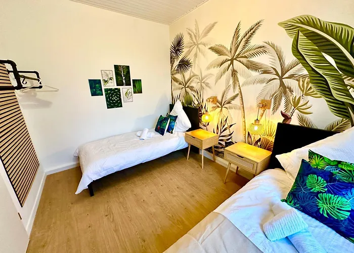 Apartmán Dschungel Apartment, Netflix, Sonos, Nahe Messe Duesseldorf, Helios Klinik, Innenstadt Krefeld